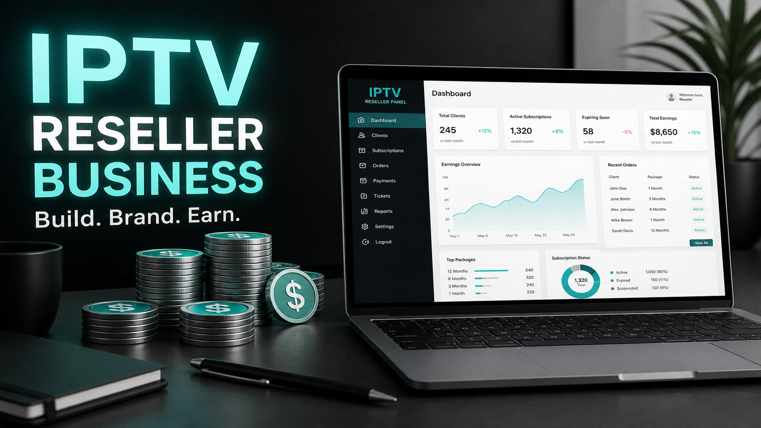 IPTV NAK Reseller — Partnerprogramm 2026